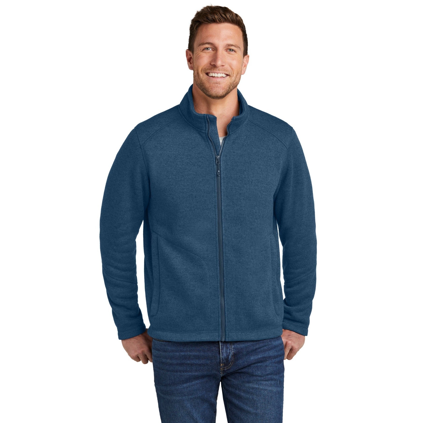 Port Authority-Port Authority® Arc Sweater Fleece Jacket F428-MedTech-4